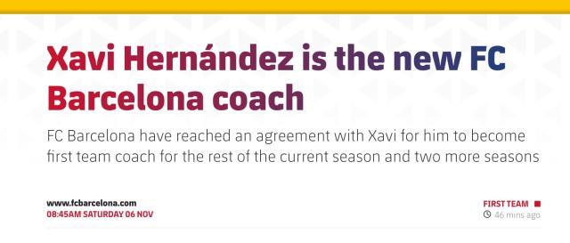 世界杯客户端下载安装说明-【官方】哈维担任巴萨主帅!签约2年半,周一亮相